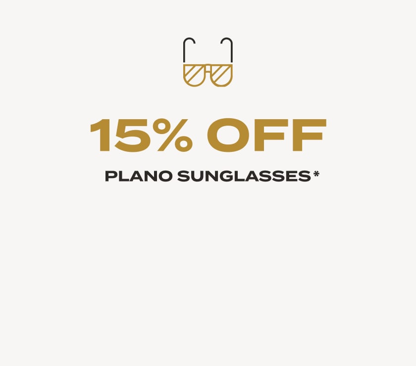 15% Off glasses
