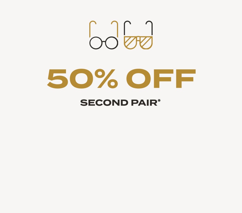 50% Off second pair