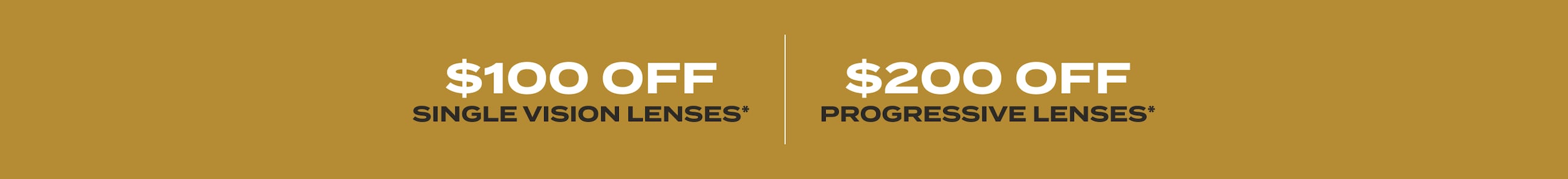 $100 off Promo Banner