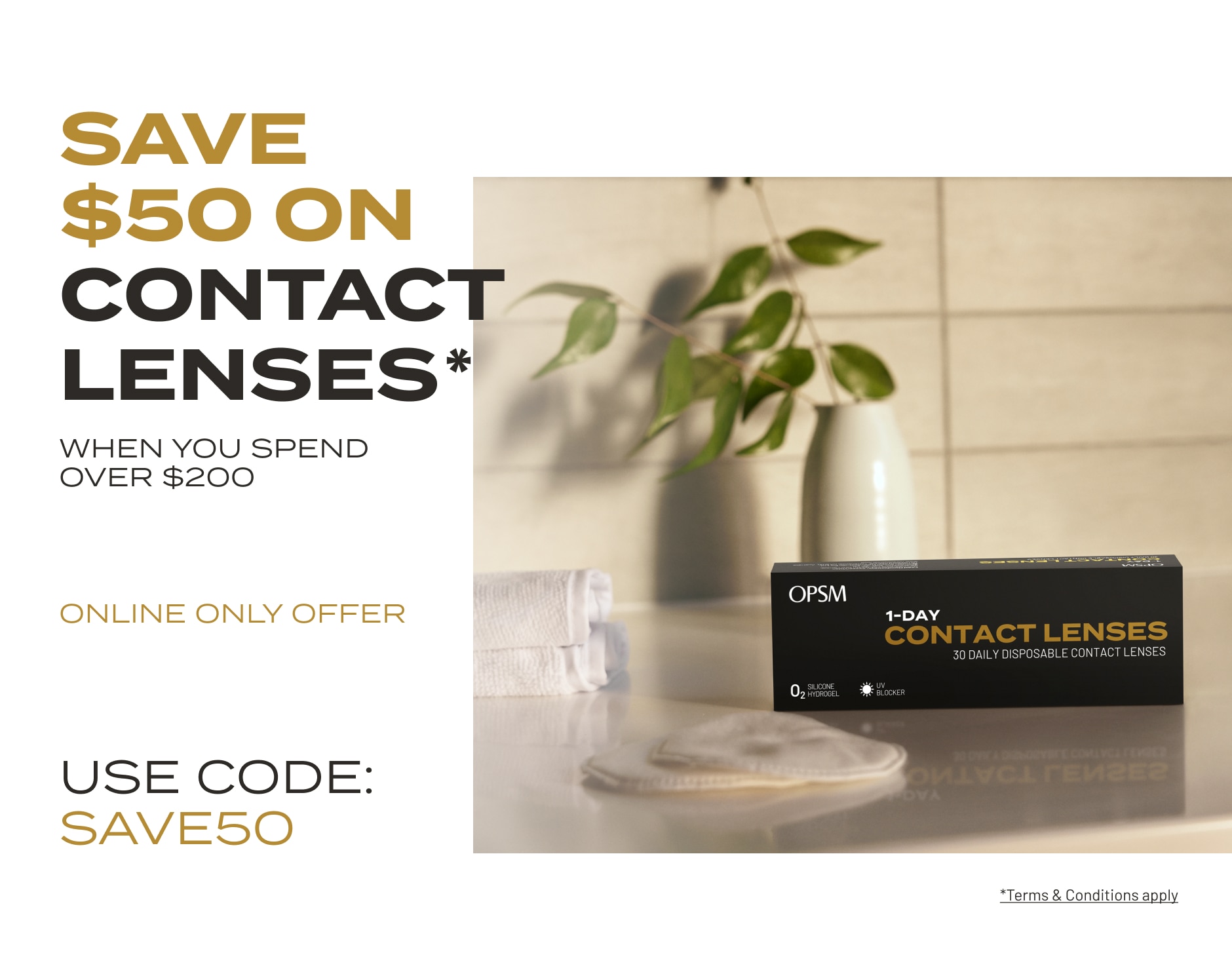 Spend & Save offer Banner