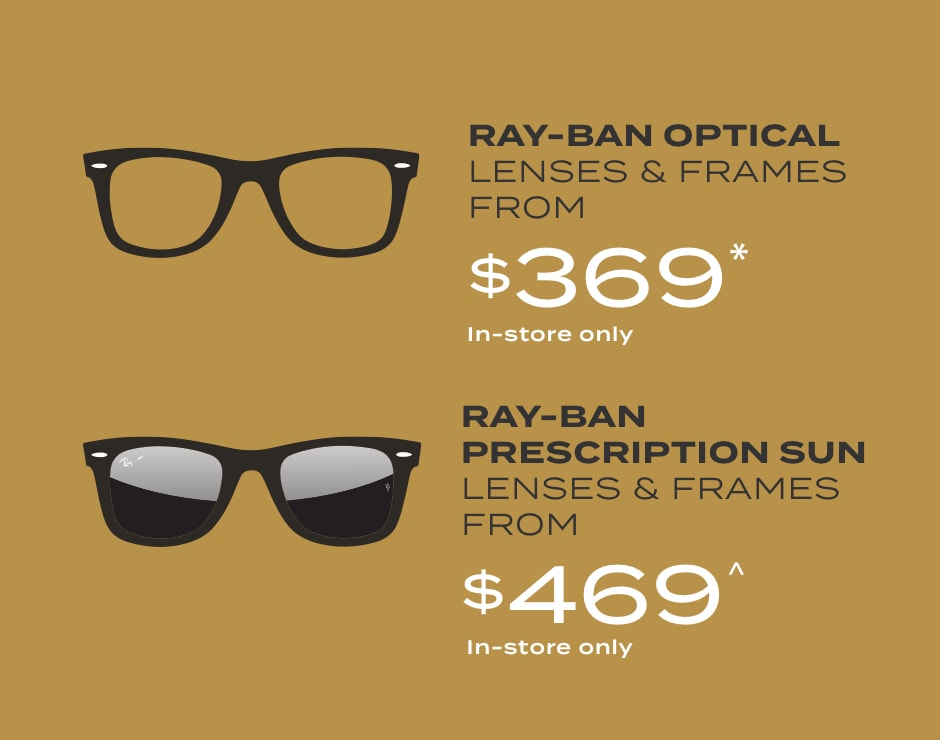 2 for 1 ray ban prescription glasses